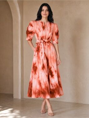 LUUDA 100% cotton zipper dress with pockets size small